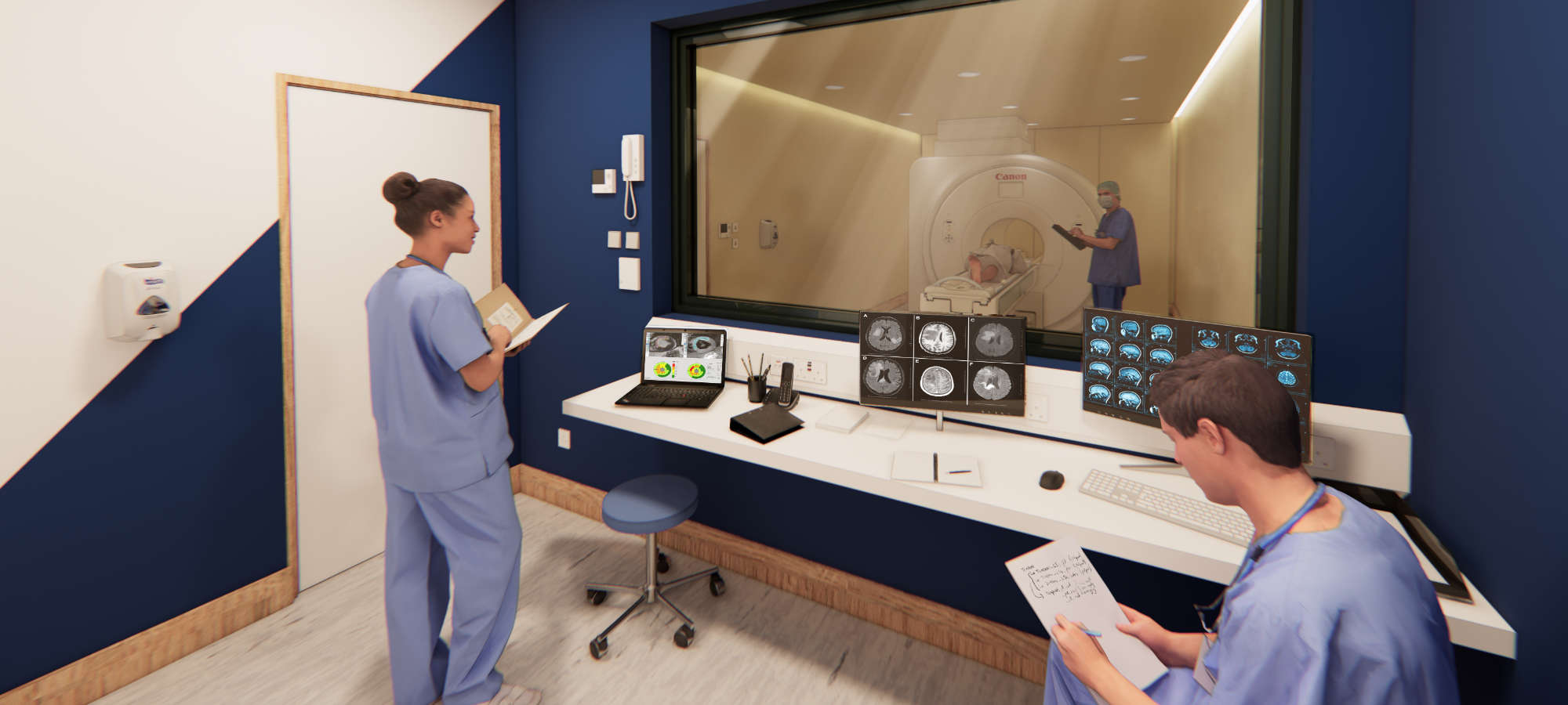 MRI Scan Room in an Imaging Matters Community Diagnostic Hub